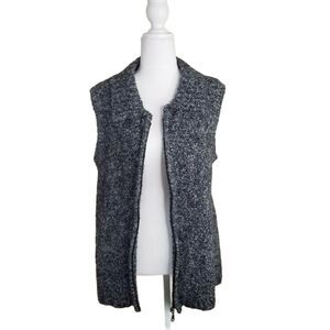 Allison Lane Women's Zip-Up Sweater Vest - Color Gray - Size PL